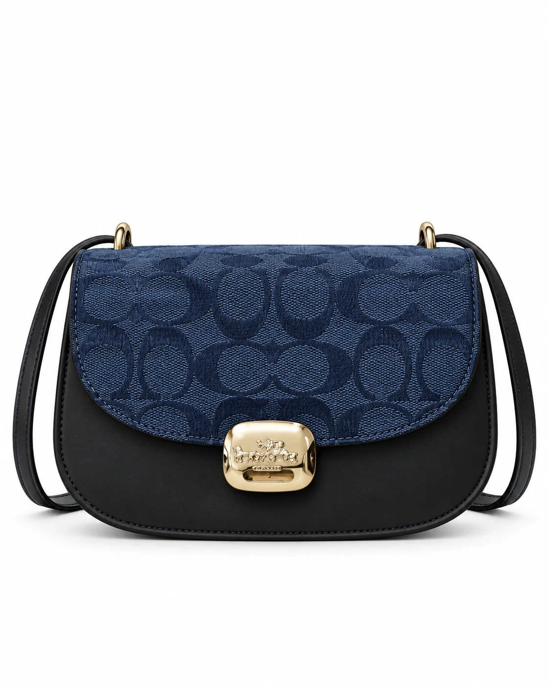 The Anora Navy Signature Crossbody